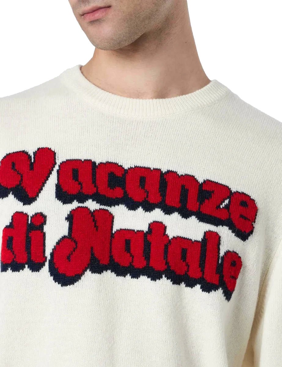 pullover heron vacanze off white - st. barth - pullover