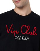 pullover heron vacanze vip nero - st. barth - pullover