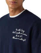 pullover heron via spiga blue navy - st barth - pullover