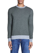 pullover punto pannocchia grigio army - jurta - pullover
