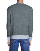 pullover punto pannocchia grigio army - jurta - pullover