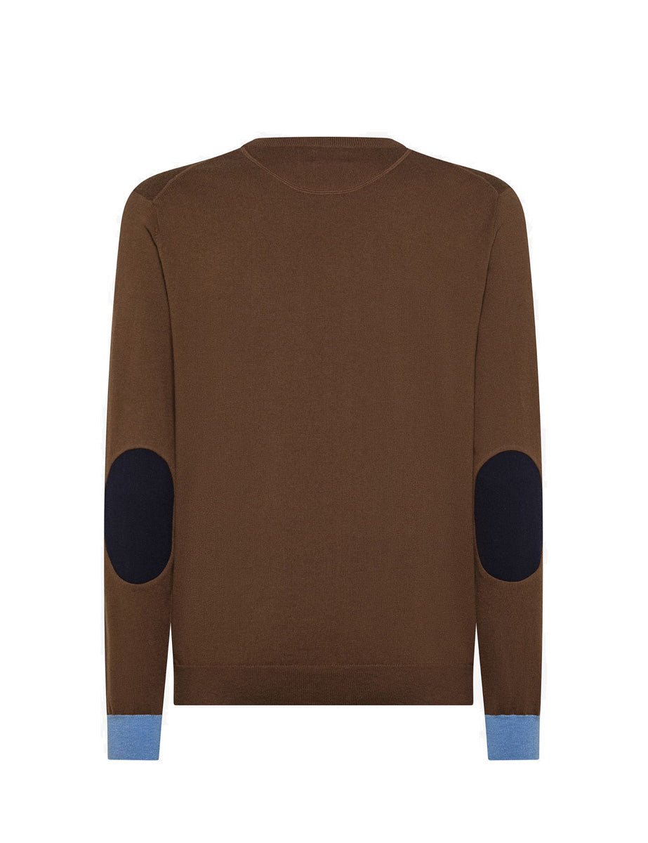 pullover toppe lana cotone cioccolato - sun68 - pullover