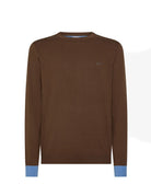 pullover toppe lana cotone cioccolato - sun68 - pullover