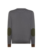 pullover toppe lana cotone grigio scuro - sun68 - pullover