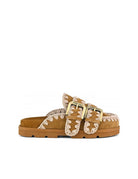 sabot low bio two buckles cognac - mou - sabot