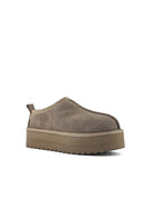 sabot platform suede montone taupe - colors of california - sabot