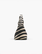 sack bag leather zebrato black white - Frida SRL