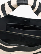 sack bag leather zebrato black white - Frida SRL