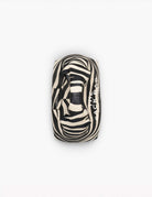 sack bag leather zebrato black white - Frida SRL