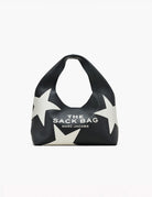 sack bag star patchwork black white - Frida SRL