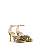 sandalo cinturino luxury velluto oro - forte forte - sandalo tacco