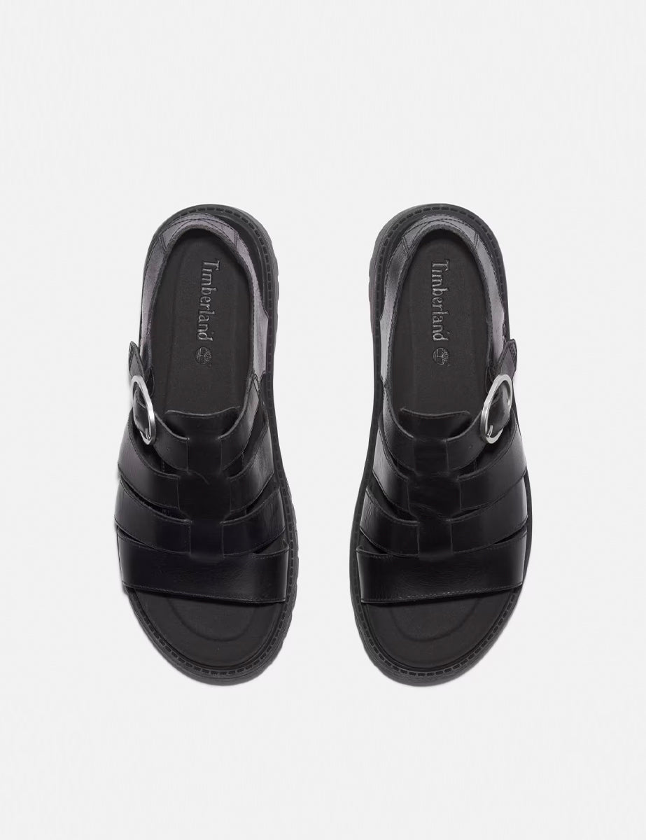 sandalo clairemont fisherman black full - timberland - flat