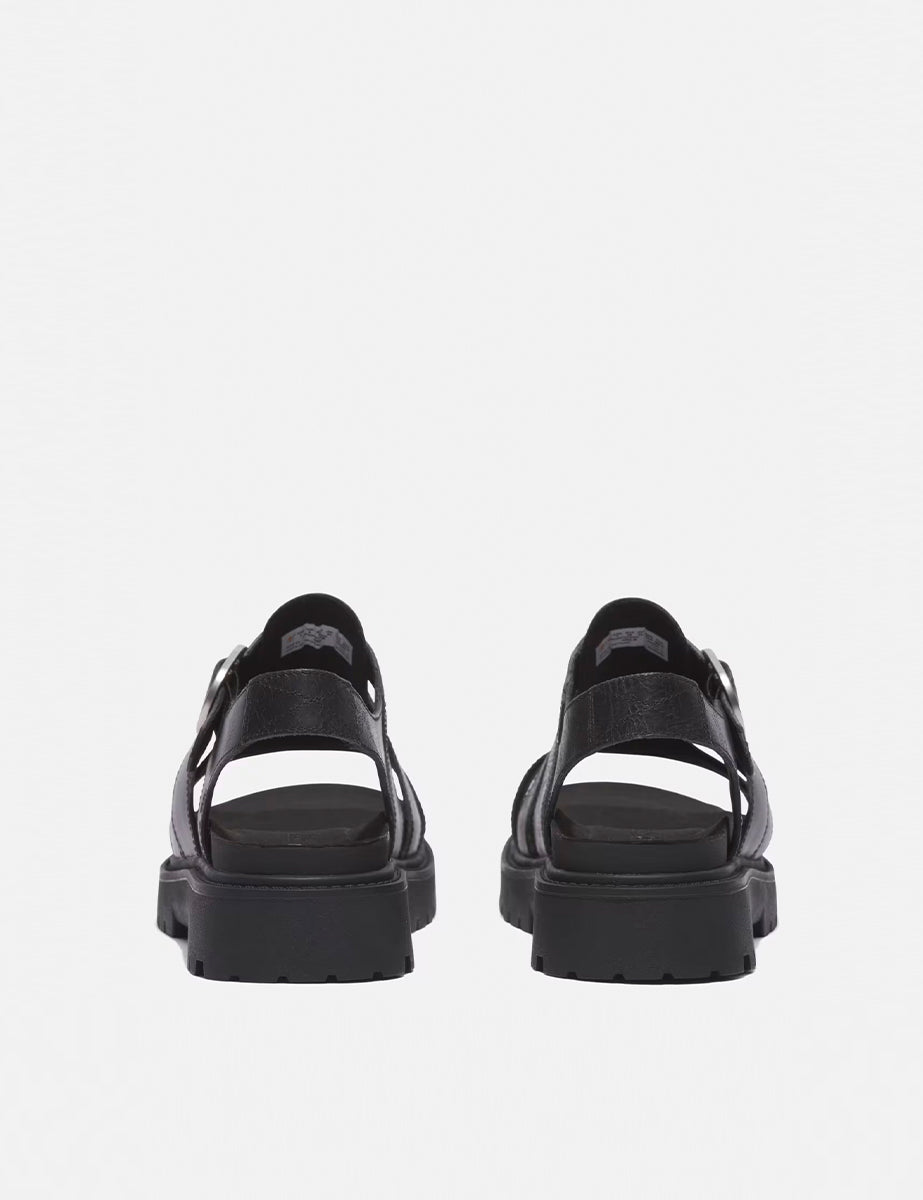 sandalo clairemont fisherman black full - timberland - flat