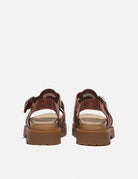 sandalo clairemont fisherman dark red - timberland - flat