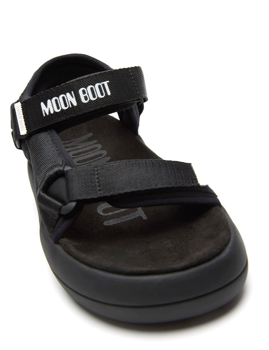 sandalo fussbett cinturino nero - moon boot - platform