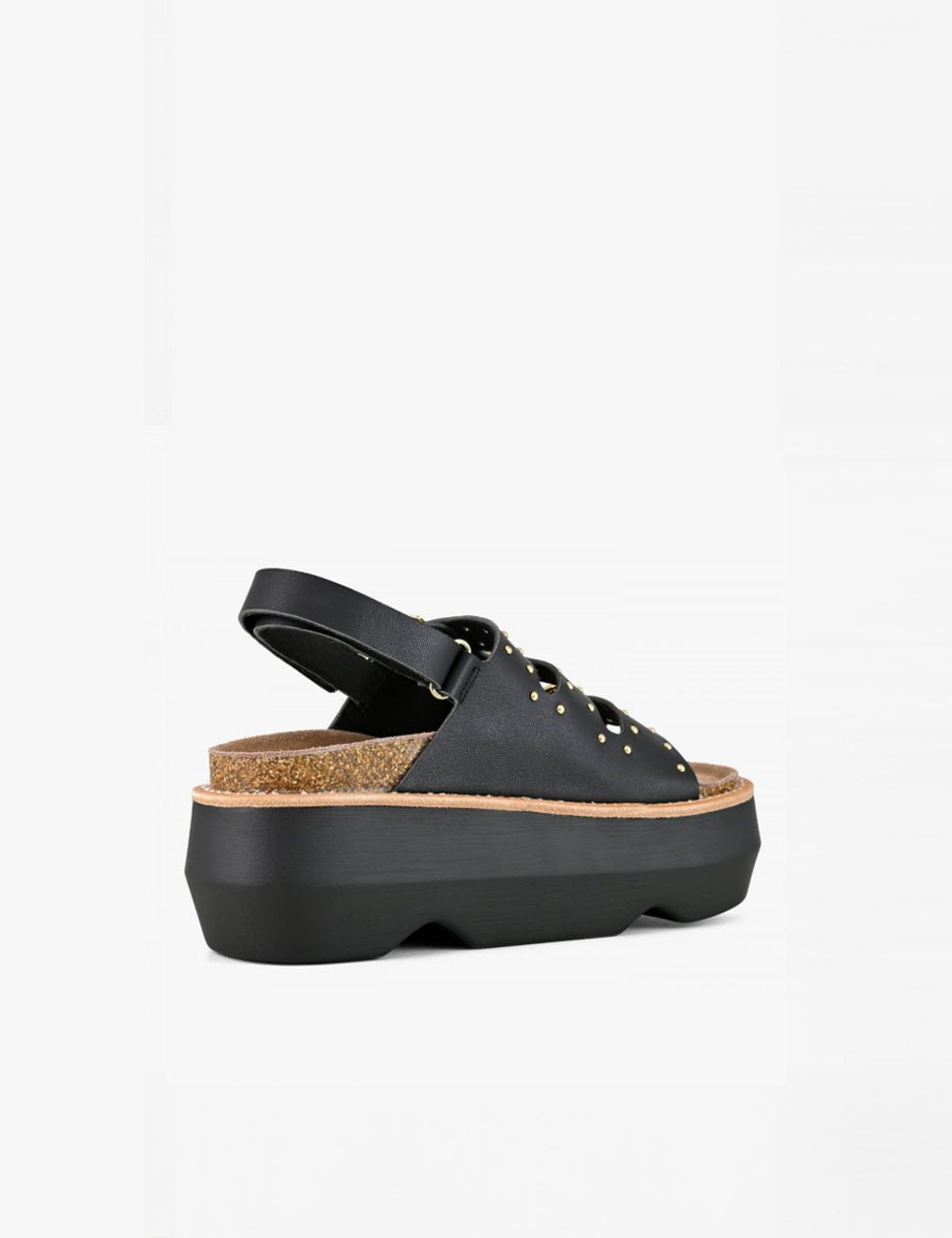 sandalo maxi platform black - colors of california - platform