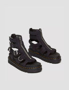 sandalo olson fibbie zip charcoal - Frida SRL