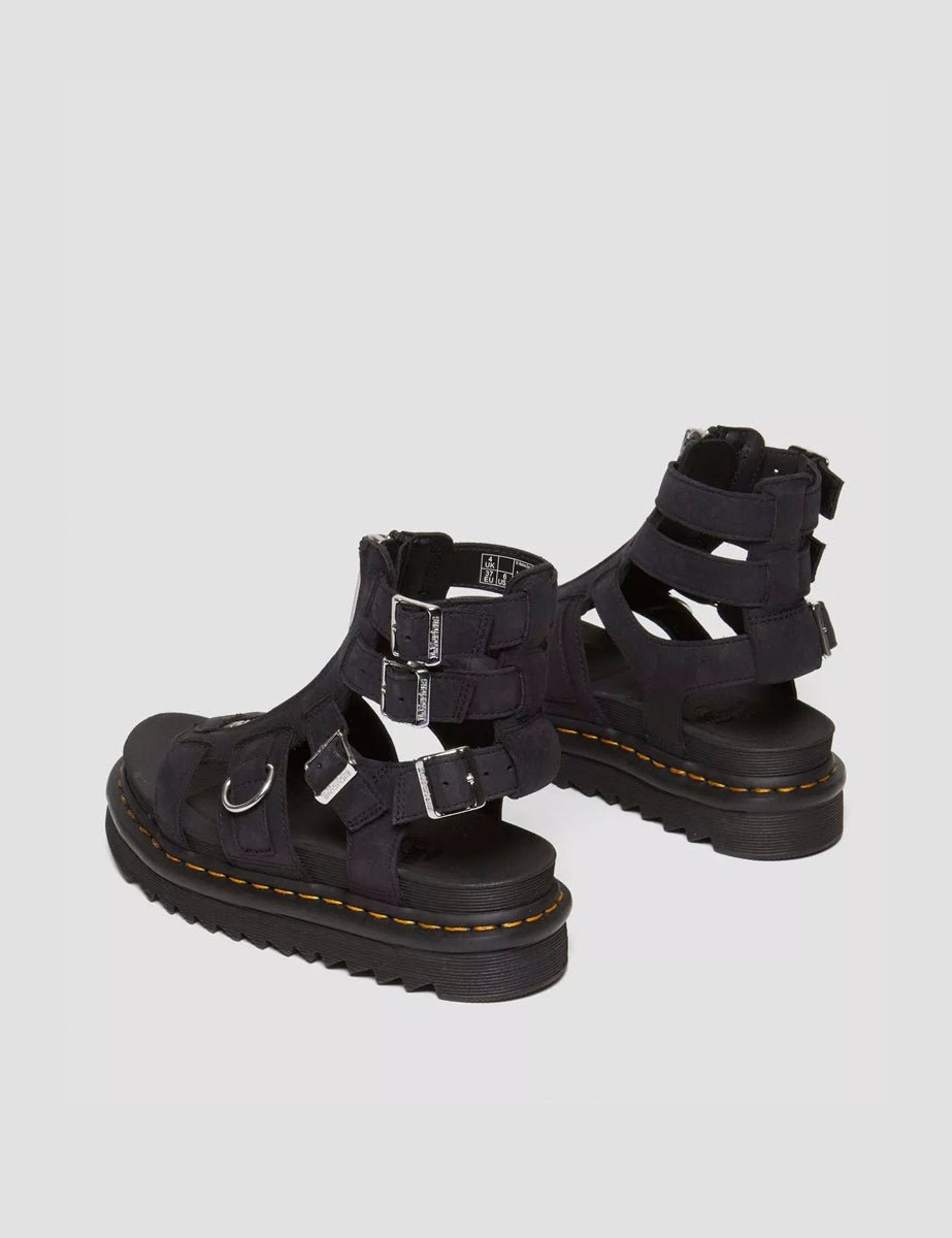 sandalo olson fibbie zip charcoal - Frida SRL