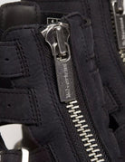 sandalo olson fibbie zip charcoal - Frida SRL