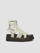 sandalo olson fibbie zip smoked mint - dr martens - platform