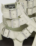 sandalo olson fibbie zip smoked mint - dr martens - platform