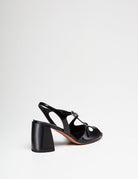 sandalo tacco nero - a.bocca - sandalo tacco