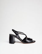 sandalo tacco nero - a.bocca - sandalo tacco