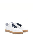 scarpa akira leather bianco blu - soldini - sneaker