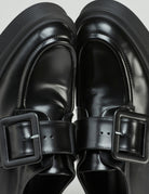 scarpa con fibbia platformn nero - Frida SRL