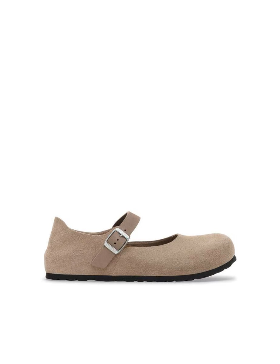 scarpa mantova suede taupe - birkenstock - ballerina