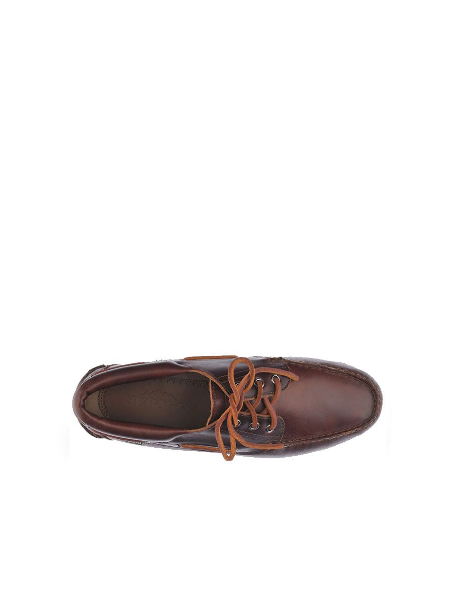 scarpa stringata acadia marrone cannella - sebago - mocassino