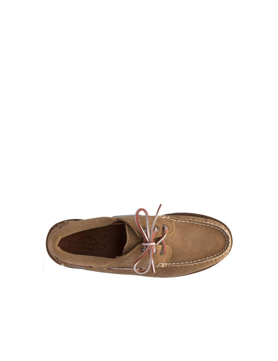 scarpa stringata acadia suede beige - sebago - mocassino