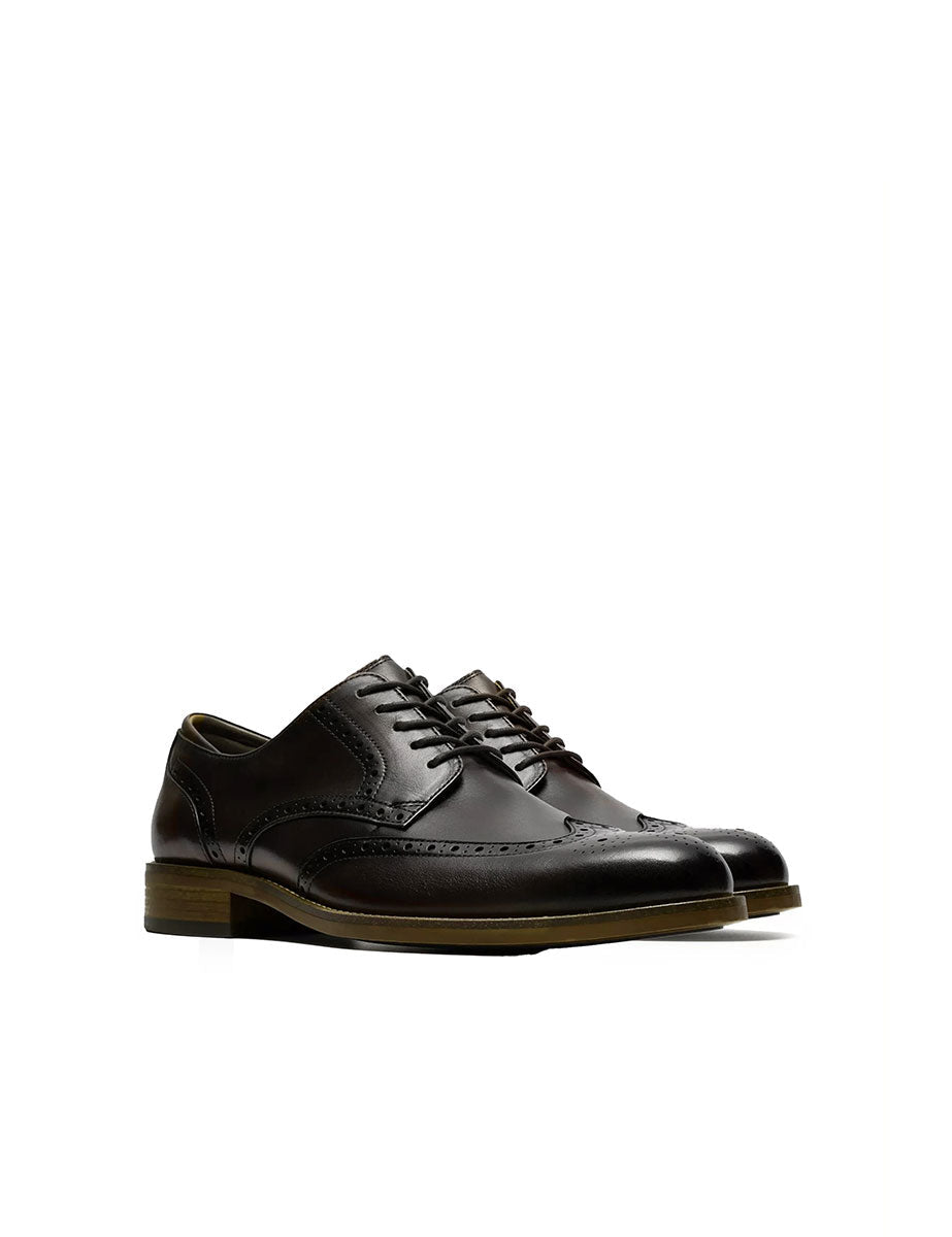 scarpa stringata inglese craftremi tip nero - clarks - derby
