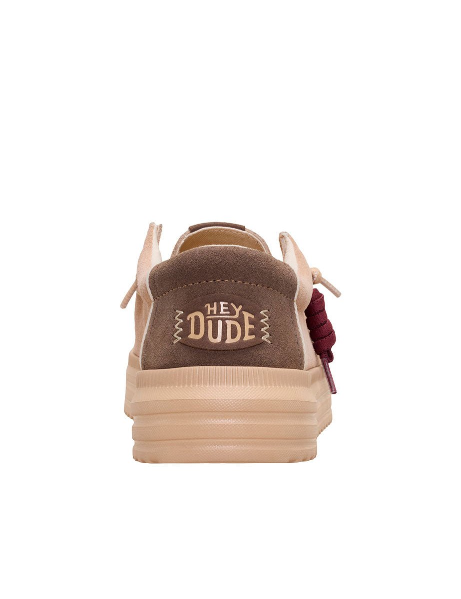 scarpa stringata suede ohy beige - hey dude - sneaker