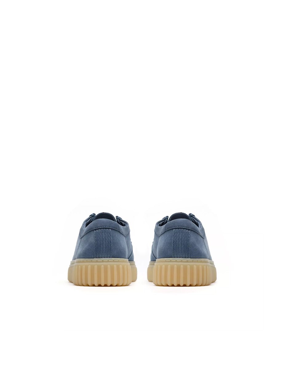 scarpa torhill low suede blu - clarks - sneaker