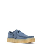 scarpa torhill low suede blu - clarks - sneaker