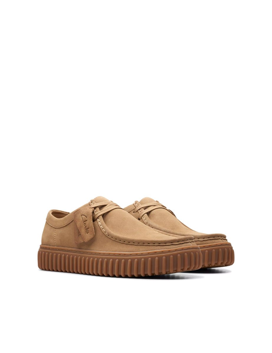 scarpa torhill low suede sand - clarks - sneaker