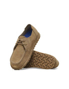 scarpa utti lace suede lea gray taupe - birkenstock - stringata