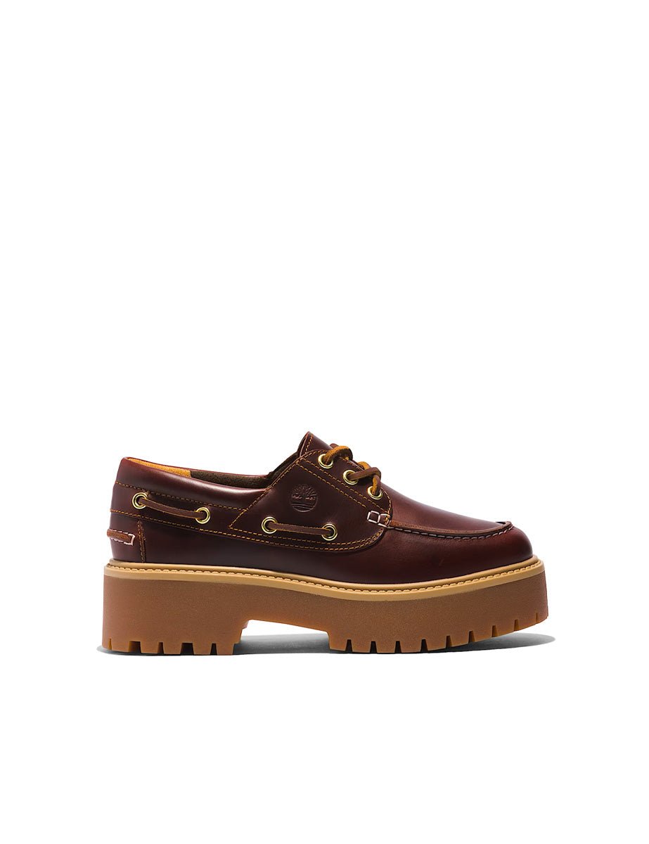 scarpa vela stone street platform rootbeer - timberland - mocassino