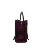 shopper atena grande lhasa marrone viola - my best bag - shopper