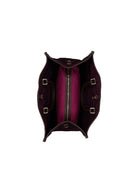 shopper atena grande lhasa marrone viola - my best bag - shopper