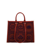 shopper atena grande lhasa viola arancione - my best bag - shopper