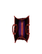 shopper atena grande lhasa viola arancione - my best bag - shopper