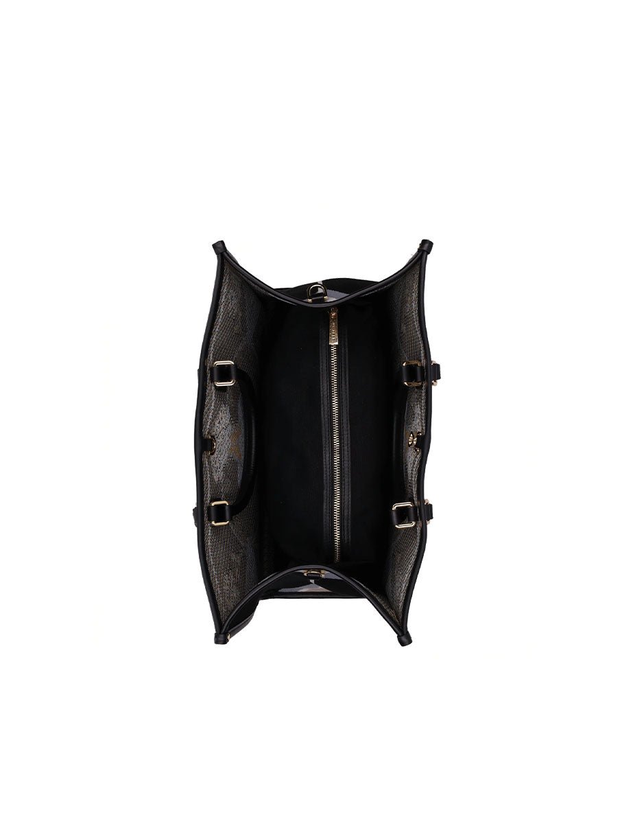 shopper atena grande mirage dalia nero - my best bag - shopper