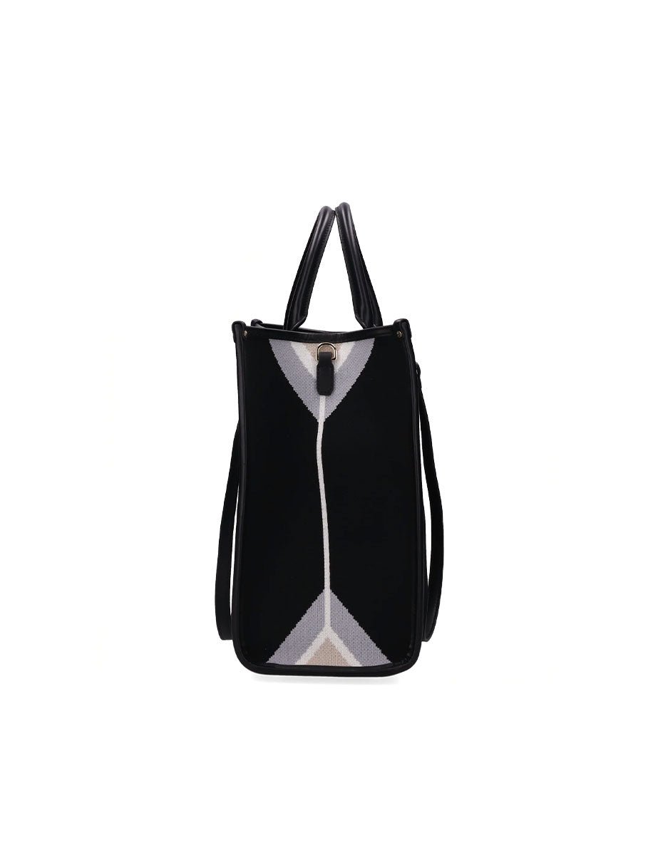 shopper atena grande mirage dalia nero - my best bag - shopper