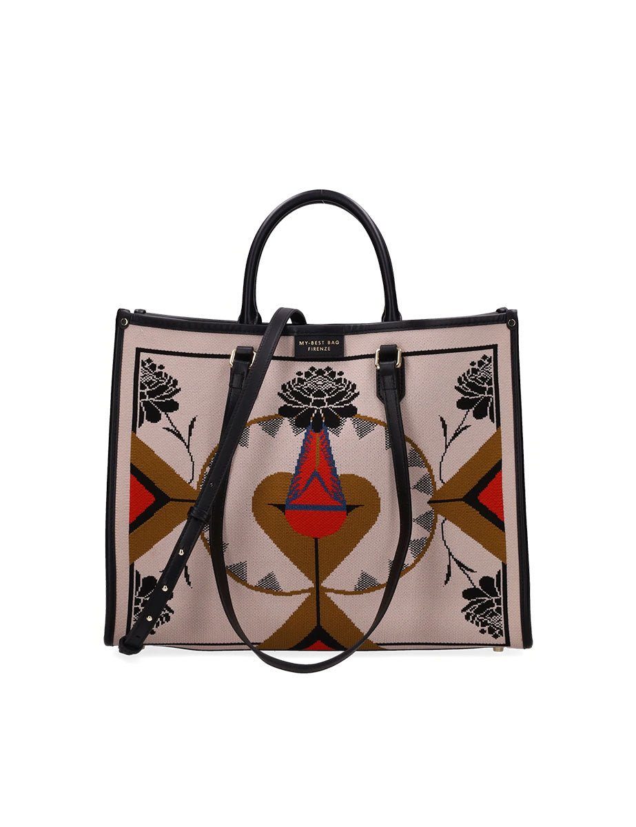 shopper atena grande mirage dalia rosa - my best bag - shopper