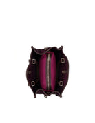 shopper atena piccola lhasa marrone viola - my best bag - shopper