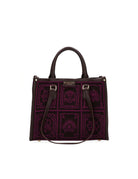 shopper atena piccola lhasa marrone viola - my best bag - shopper