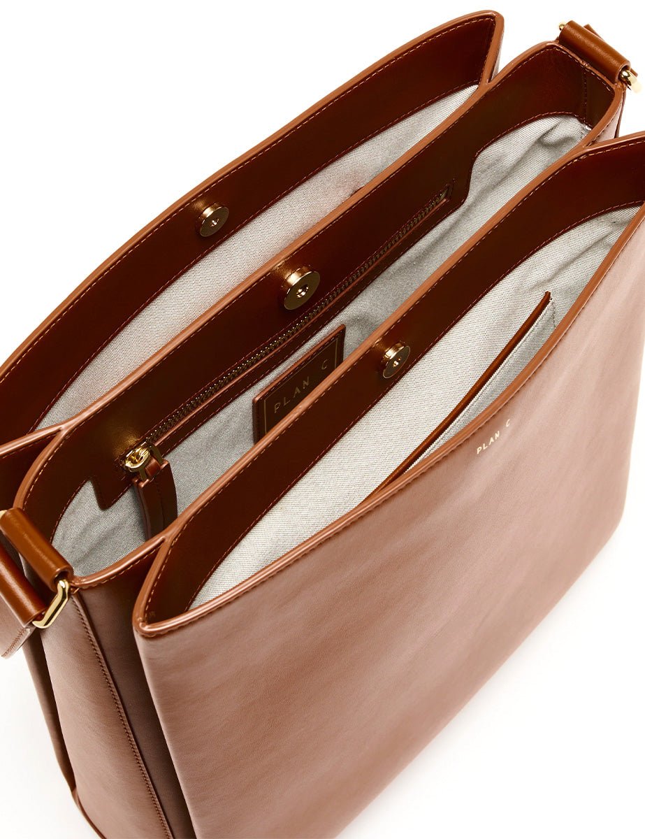 shopper bag cuoio - plan c - shopper