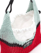 shopper bag rete acqua nero papavero - plan c - shopper